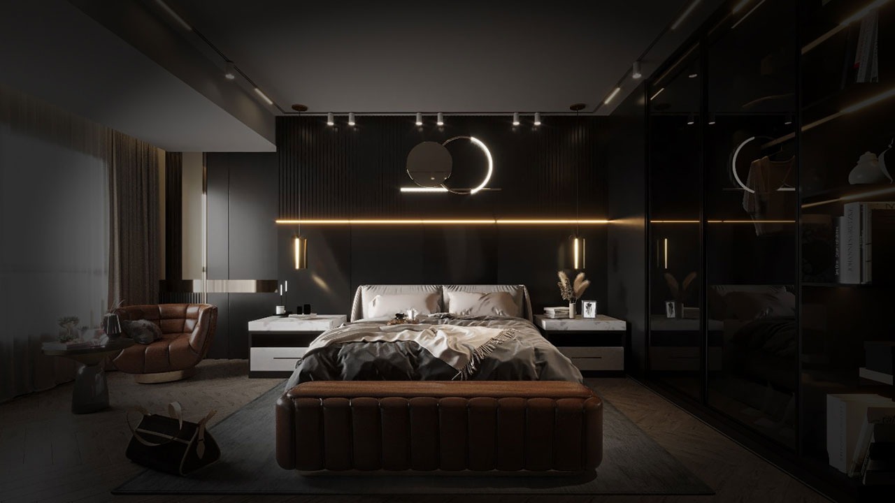 Dormitorio principal de lujo