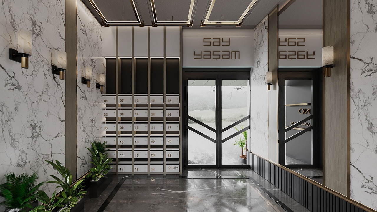 Planta baja y vestíbulos de los pisos Say Yasam