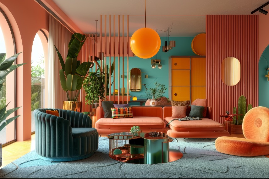Von Minimalismus zu Maximalismus: Interior Design Trends
